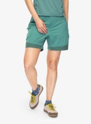 Spodenki turystyczne damskie Rab Torque Mountain Shorts. Zielone szorty damskie RAB, na lato, s, bez wzorów, z tkaniny, klasyczne. Za 416.89 zł.