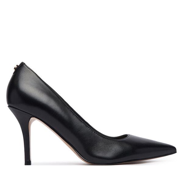 Szpilki Guess. Czarne szpilki damskie Guess, z aplikacjami, bez obcasa, bez zapięcia. Za 490.99 zł.