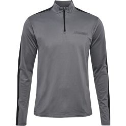 Bluza dresowa zapinana do połowy Hummel Strength PL. Szare bluzy sportowe męskie Hummel, z dresówki, bez zapięcia, na fitness i siłownię. Za 222.00 zł.