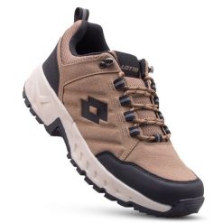 Buty sportowe LOTTO KETCHAM sneakersy. Brązowe obuwie sportowe damskie Lotto, bez wzorów, trekkingowe. Za 159.00 zł.