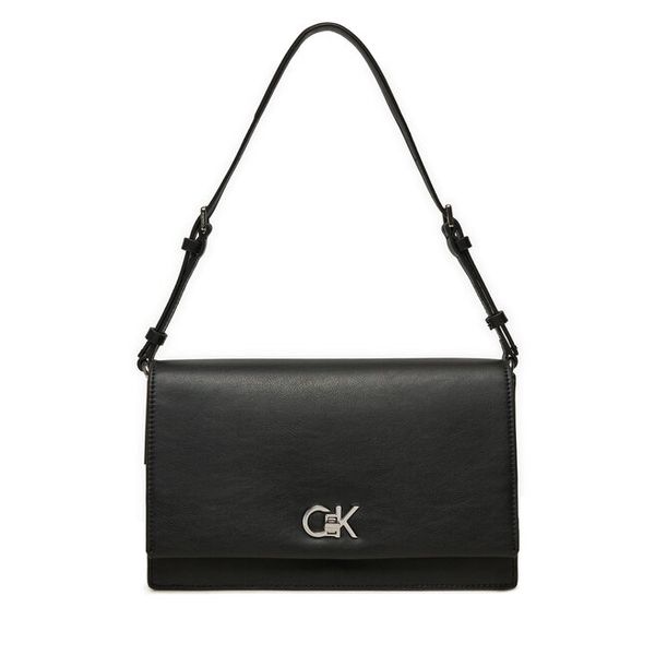Torebka Calvin Klein. Czarne torebki do ręki damskie Calvin Klein, bez wzorów, klasyczne, bez dodatków. Za 309.99 zł.