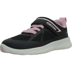 Buty GEOX J668KA 0FU54 Czarny. Czarne obuwie sportowe damskie Geox, bez wzorów, z syntetyku, na fitness i siłownię. Za 265.99 zł.