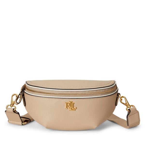 Torebka LAUREN RALPH LAUREN. Brązowe listonoszki damskie Lauren Ralph Lauren, bez wzorów, bez dodatków. Za 979.99 zł.