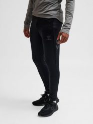 Legginsy Hummel Pro. Czarne legginsy damskie Hummel, m, bez wzorów, z materiału, z standardowym stanem, na fitness i siłownię. Za 259.00 zł.
