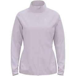 Kurtka techniczna damska ODLO Brensholmen Jacket. Fioletowe kurtki damskie Odlo, na zimę, s, bez wzorów, z elastanu, bez kaptura, do biegania. Za 529.99 zł.