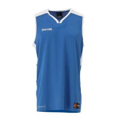 Tank top Spalding Legacy. Białe t-shirty męskie Spalding, l, bez wzorów, sportowe, bez kołnierzyka. Za 167.50 zł.