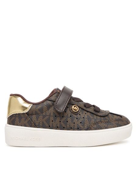 MICHAEL Michael Kors Sneakersy MK02485210 Brązowy. Brązowe buty sportowe dziewczęce MICHAEL Michael Kors, bez wzorów, ze skóry, bez zapięcia. Za 219.99 zł.