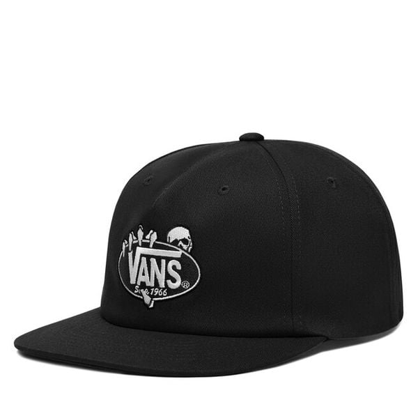 Czapka z daszkiem Vans. Czarne czapki i kapelusze damskie Vans, bez wzorów. Za 118.99 zł.