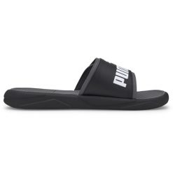 Puma Klapki Royalcat Comfort 37228001. Czarne klapki męskie Puma, z materiału, eleganckie. Za 166.16 zł.