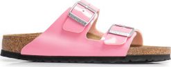 Birkenstock Klapki Birkenstock Arizona BF Patent. Klapki damskie Birkenstock, bez wzorów, sportowe, bez obcasa. Za 429.00 zł.