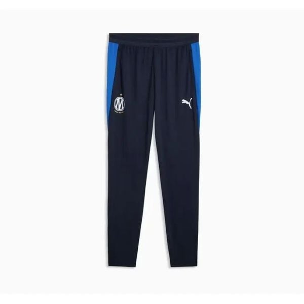 Spodnie treningowe OM 2026/27. Niebieskie spodnie sportowe męskie Puma, xl, bez wzorów, na fitness i siłownię. Za 326.00 zł.