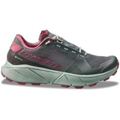 Damskie buty do biegania Dynafit Ultra 100. Niebieskie obuwie sportowe damskie Dynafit, bez wzorów, z gore-texu, do biegania. Za 856.90 zł.
