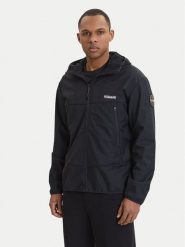 Napapijri Kurtka przejściowa A-Biois NP0A88TN Czarny Regular Fit. Czarne kurtki męskie Napapijri, l, bez wzorów, z syntetyku, bez kaptura. Za 659.99 zł.