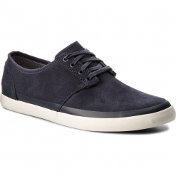 Półbuty CLARKS - Torbay Rand 261327487 Blue Suede. Niebieskie półbuty na co dzień męskie Clarks, z materiału. W wyprzedaży za 169.00 zł.