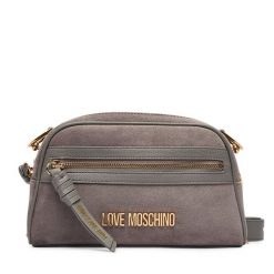 Torebka LOVE MOSCHINO. Szare torebki do ręki damskie Love Moschino, bez wzorów, klasyczne, bez dodatków. Za 859.99 zł.