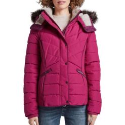 Kurtka zimowa damska Tom Tailor Signature Puffer. Czerwone kurtki damskie Tom Tailor, na zimę, bez wzorów, z poliesteru, bez kaptura. W wyprzedaży za 469.00 zł.