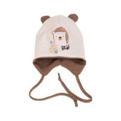 Lafel Czapka Chłopięca Bear 56 Brązowy. Brązowe czapki dla dzieci Lafel, bez wzorów. Za 35.00 zł.