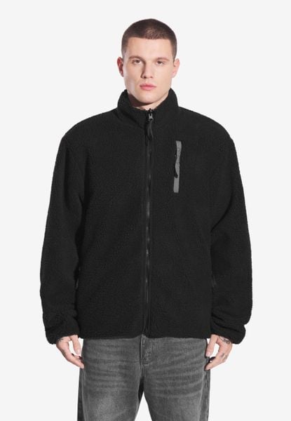Kurtka turystyczna męska Prosto Sherpa dwustronna. Czarne kurtki męskie Prosto., l, z aplikacjami, z materiału, bez kaptura. Za 379.99 zł.