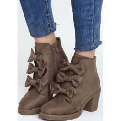 Khaki Borki I'm Here. Botki damskie marki R.Polański. Za 74.99 zł.