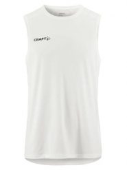 Craft Ability SL Tee M – koszulka bez rękawów oddychająca. Białe koszulki sportowe męskie Craft, m, bez wzorów, z dżerseju, bez kołnierzyka, bez ramiączek. Za 195.00 zł.