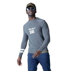 Sweter męski Rossignol Signature Rossignol Knit. Szare swetry przez głowę męskie Rossignol, m, bez wzorów, bez kołnierzyka. Za 789.99 zł.