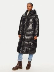 Save The Duck Płaszcz zimowy D41864W LUCK19 Czarny Loose Fit. Czarne kurtki damskie SAVE THE DUCK, na zimę, bez wzorów, z syntetyku, bez kaptura. Za 849.99 zł.