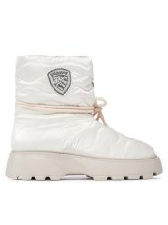 Blauer Śniegowce F3BLANCA02/DOW Biały. Białe śniegowce i trapery damskie Blauer, z materiału. Za 799.99 zł.