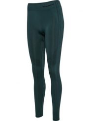 Damskie legginsy bezszwowe z wysokim stanem Hummel Shaping. Zielone legginsy damskie Hummel, s, bez wzorów, z dzianiny. Za 128.00 zł.