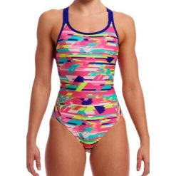 Strój kąpielowy Funkita Blurred Babe - Eclipse. Czerwone kostiumy jednoczęściowe damskie FUNKITA, l, bez wzorów, sportowe, do pływania. Za 289.00 zł.