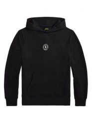 Polo Ralph Lauren Bluza 714P03152001 Czarny Regular Fit. Czarne bluzy męskie Polo Ralph Lauren, m, bez wzorów, z wiskozy, bez kaptura. Za 399.99 zł.