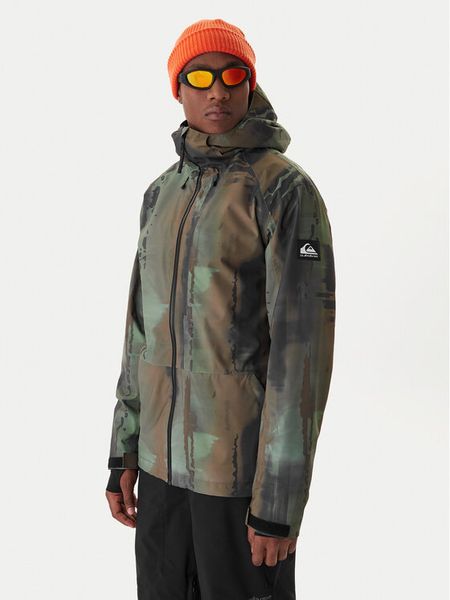Quiksilver Kurtka snowboardowa Muldrow EQYTJ03493 Zielony Regular Fit. Zielone kurtki snowboardowe męskie Quiksilver, na zimę, m, bez wzorów, z syntetyku, narciarskie. Za 1,469.00 zł.