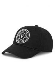 Versace Jeans Couture Czapka z daszkiem 78VAZK26 Czarny. Czarne czapki i kapelusze damskie Versace Jeans Couture, bez wzorów, z bawełny. Za 159.99 zł.