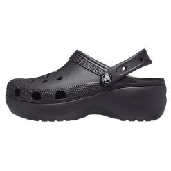 Chodaki damskie Crocs Classic Platform Clog. Czarne skarpety damskie Crocs, bez wzorów. W wyprzedaży za 199.00 zł.