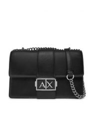 Armani Exchange Torebka XW000070 AF12039 UC001 Czarny. Czarne torebki do ręki damskie Armani Exchange, bez wzorów, ze skóry, wizytowe, bez dodatków. Za 699.99 zł.