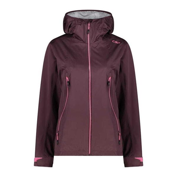 Kurtka przeciwdeszczowa damska z kapturem CMP. Czerwone kurtki damskie CMP, bez wzorów, z kapturem. Za 382.50 zł.