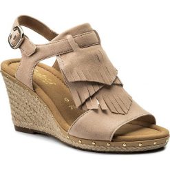 Espadryle GABOR - 82.813.25 Pesca. Klapki damskie marki Gabor. W wyprzedaży za 319.00 zł.