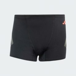 Bokserki do pływania Ripstream. Czarne kąpielówki męskie Adidas, m, bez wzorów, z materiału, na fitness i siłownię. Za 179.00 zł.