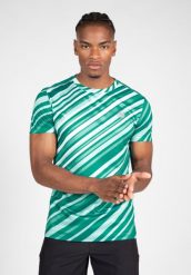 Easton Koszulka - Teal Zielony. Zielone koszulki sportowe męskie GORILLA WEAR, m, bez wzorów, z poliesteru, bez kołnierzyka, bez ramiączek, na fitness i siłownię. Za 209.00 zł.