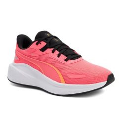 Buty do biegania PUMA Skyrocket Lite. Czerwone obuwie sportowe damskie Puma, bez wzorów, do biegania. Za 209.99 zł.