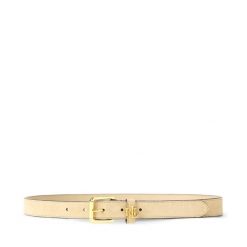 Pasek LAUREN RALPH LAUREN. Białe paski damskie Lauren Ralph Lauren, bez wzorów. Za 359.99 zł.