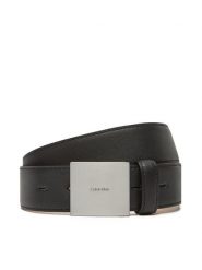 Calvin Klein Pasek Męski Plaque Buckle 35Mm LV04D7013G Czarny. Czarne paski damskie Calvin Klein, bez wzorów, ze skóry. Za 219.99 zł.
