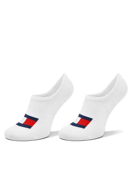 Tommy Hilfiger Stopki 701228224 Biały. Białe skarpety męskie Tommy Hilfiger, bez wzorów, z bawełny. Za 46.19 zł.