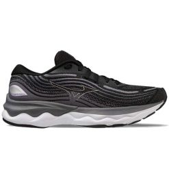 Buty Wave Skyrise 4 Rozmiar 38.5 - J1GD2309-22 Czarny. Białe obuwie sportowe damskie Mizuno, bez wzorów, do biegania. Za 309.99 zł.