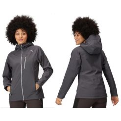 Kurtka trekkingowa dla kobiet Regatta Birchdale. Niebieskie kurtki damskie Regatta, bez wzorów, bez kaptura. Za 189.99 zł.