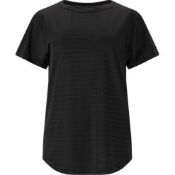Damska koszulka w paski Whistler Skylon. Czarne koszulki sportowe damskie Whistler, bez wzorów, bez kołnierzyka, bez ramiączek, na fitness i siłownię. Za 89.99 zł.