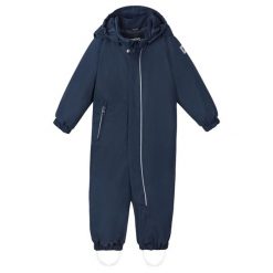 Dziecięcy kombinezon narciarski Reima Reimatec Puhuri. Niebieskie buty zimowe dziewczęce Reima, bez wzorów, bez zapięcia. Za 389.99 zł.