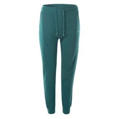 Spodnie dresowe damskie Hi-Tec Lady Melian - zielone, Rozmiar S. Zielone spodnie dresowe damskie Hi-tec, s, bez wzorów, z bawełny. Za 59.99 zł.