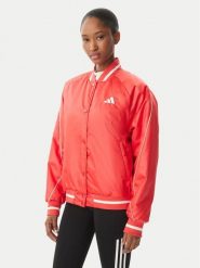 Adidas Kurtka bomber Stadium JZ6921 Czerwony Loose Fit. Czerwone kurtki damskie Adidas, m, bez wzorów, z syntetyku, bez kaptura. Za 529.99 zł.
