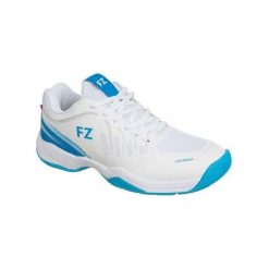 Buty do badmintona damskie FZ Forza Leander V3 W. Białe obuwie sportowe damskie FZ FORZA, bez wzorów, z materiału. Za 412.60 zł.
