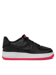 Nike Sneakersy Af1/1 (GS) DB4545 005 Czarny. Czarne buty sportowe dziewczęce Nike, bez wzorów, ze skóry, bez zapięcia. Za 339.99 zł.